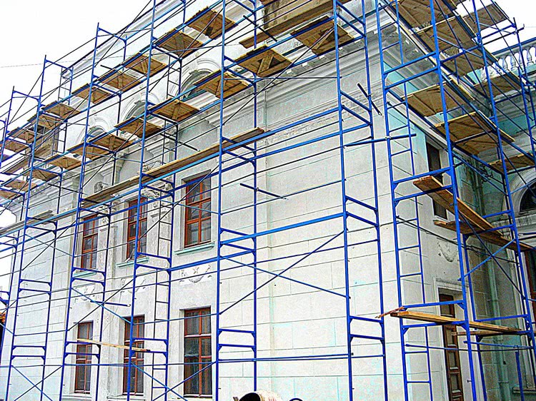 frame (flag) scaffolding